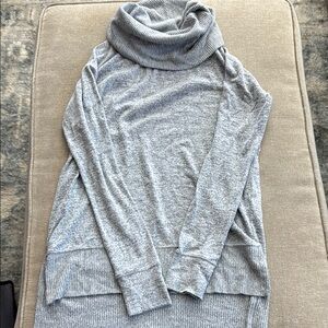 Cozy Gray Turtleneck Sweater